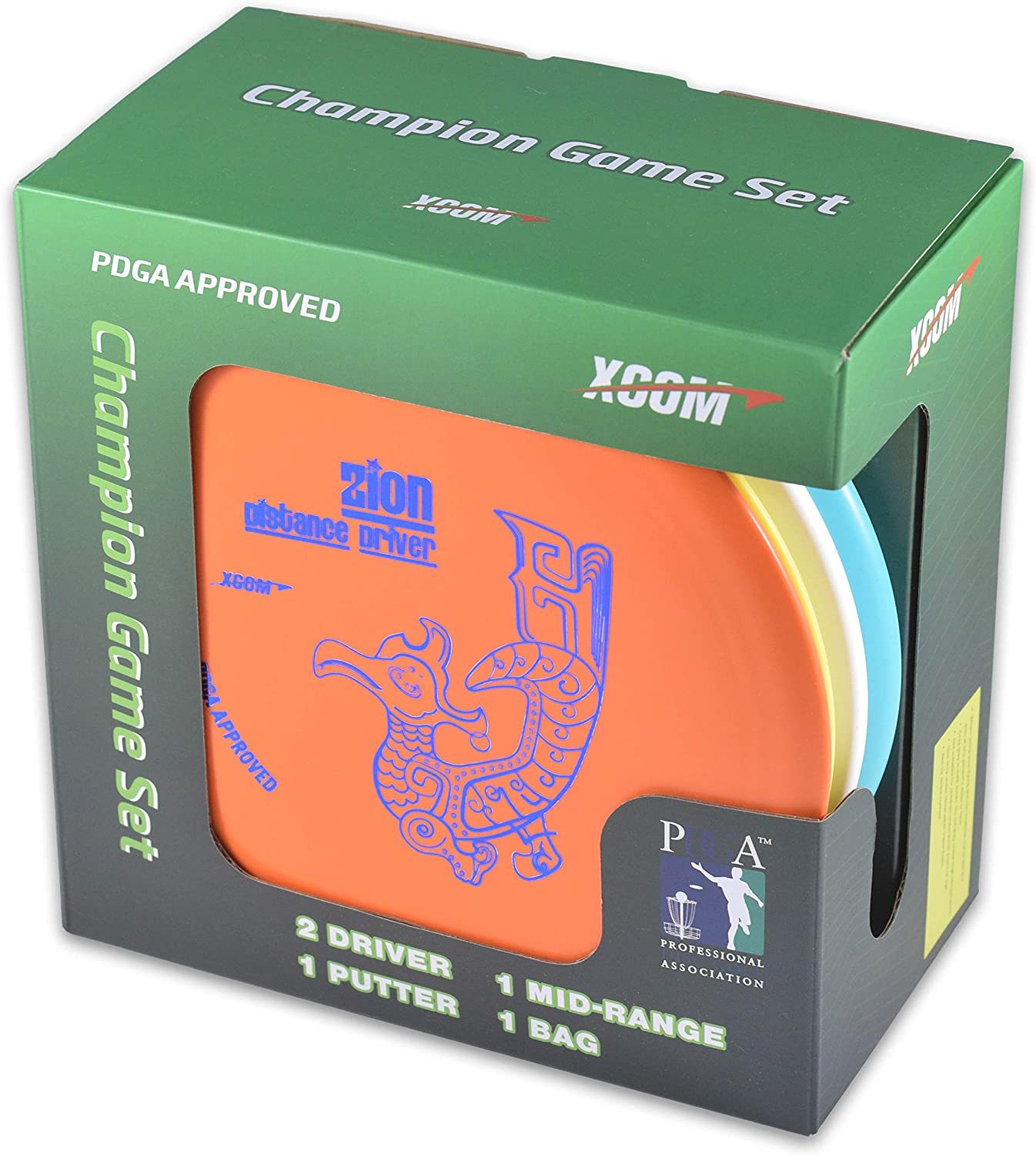 X-COM 4 Disc Starter Set with Bag