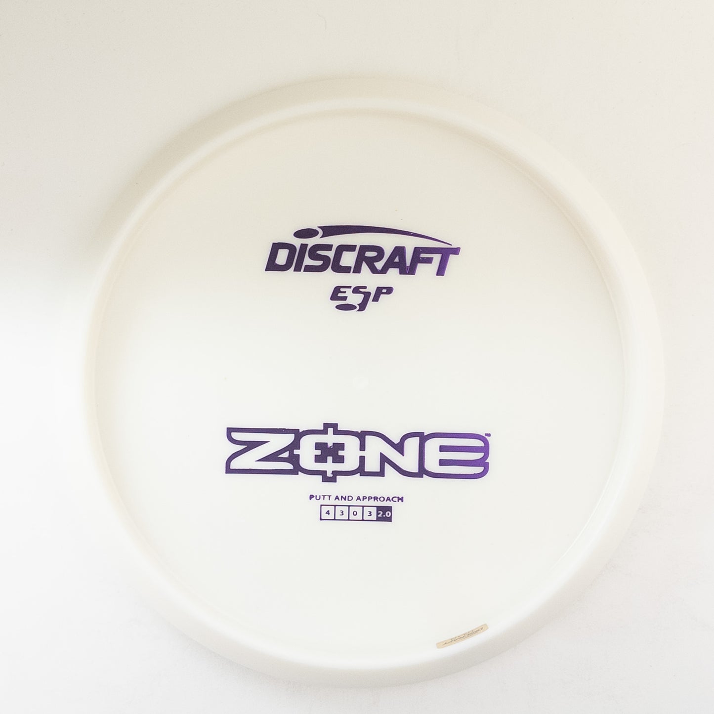 Discraft ESP Zone - Blank White Bottom Stamp
