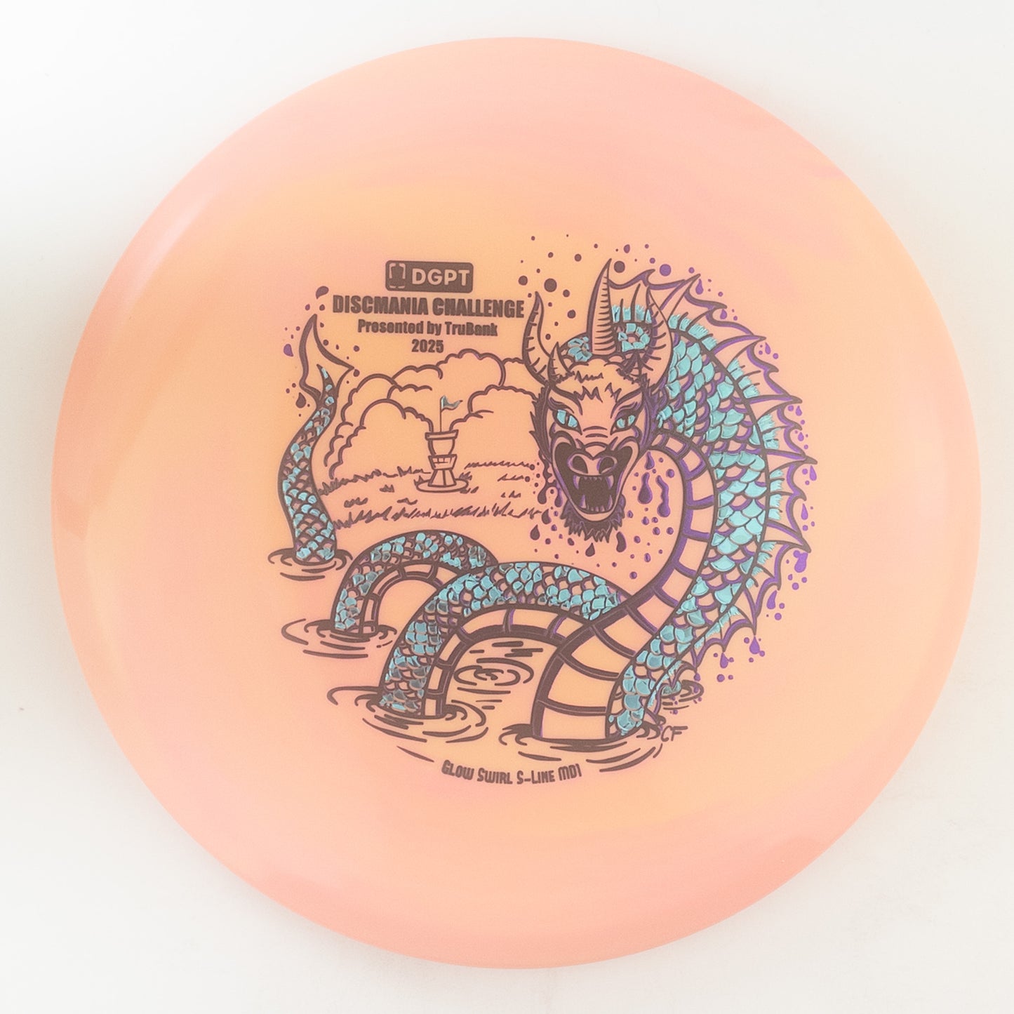 Discmania Colour Glow Swirl S-Line MD1 - Discmania Challenge Fundraiser