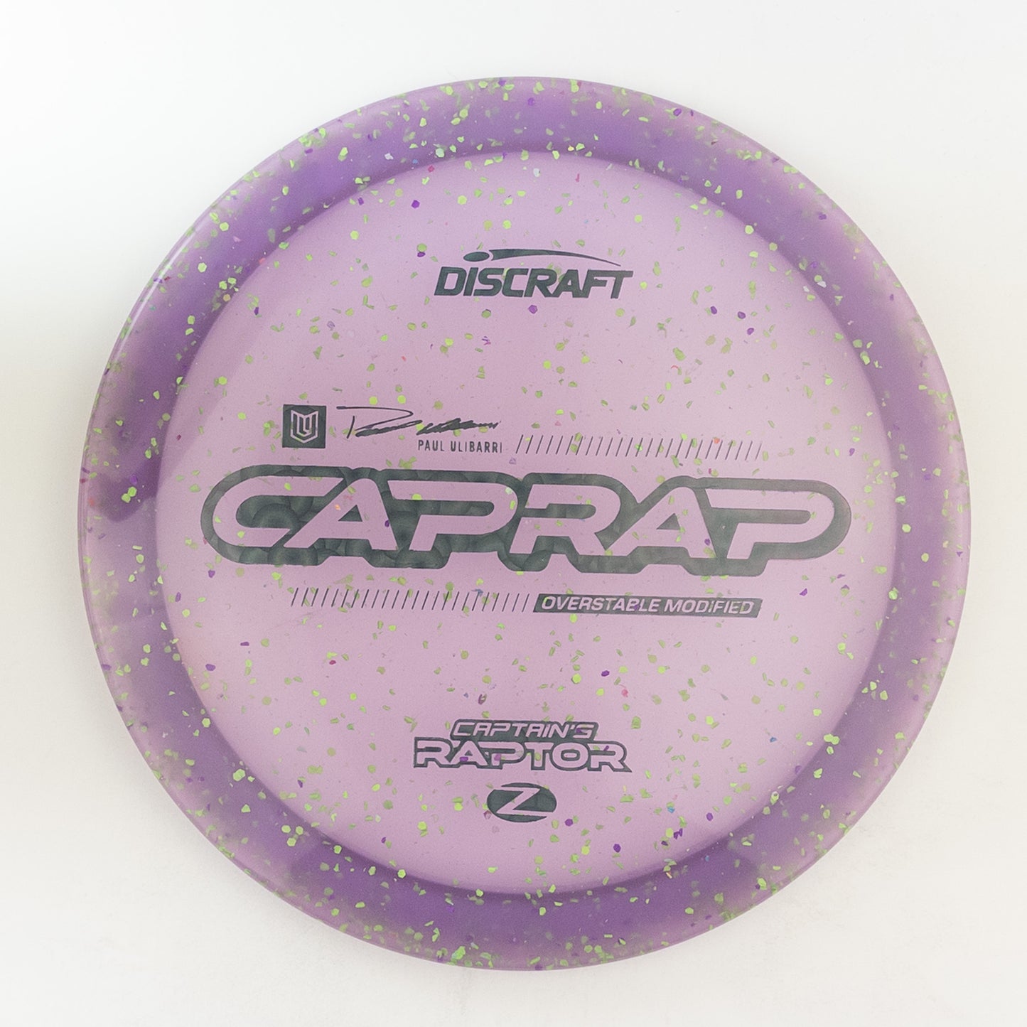 Discraft Z Confetti Captain's Raptor - Paul Ulibarri 2026 Limited Edition