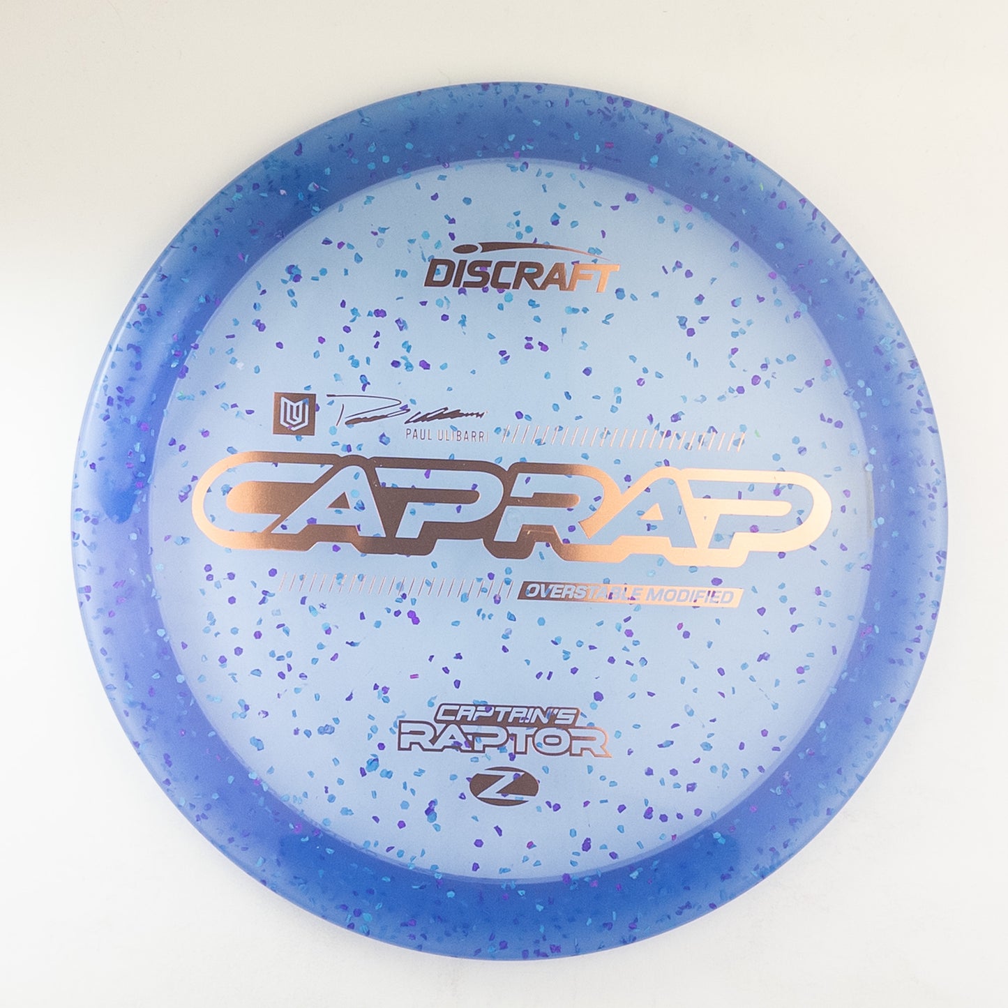 Discraft Z Confetti Captain's Raptor - Paul Ulibarri 2026 Limited Edition