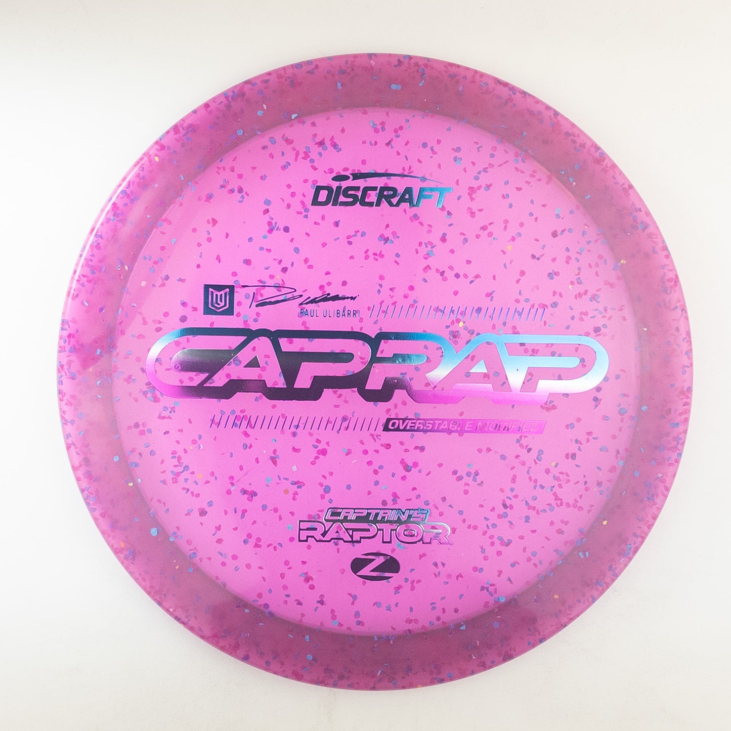 Discraft Z Confetti Captain's Raptor - Paul Ulibarri 2026 Limited Edition