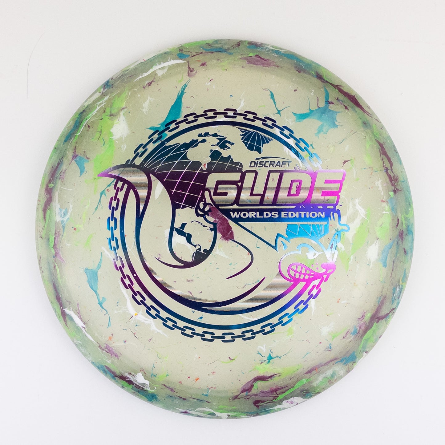 Discraft Jawbreaker Z FLX Glide - "Around the World" 2026 Worlds Edition