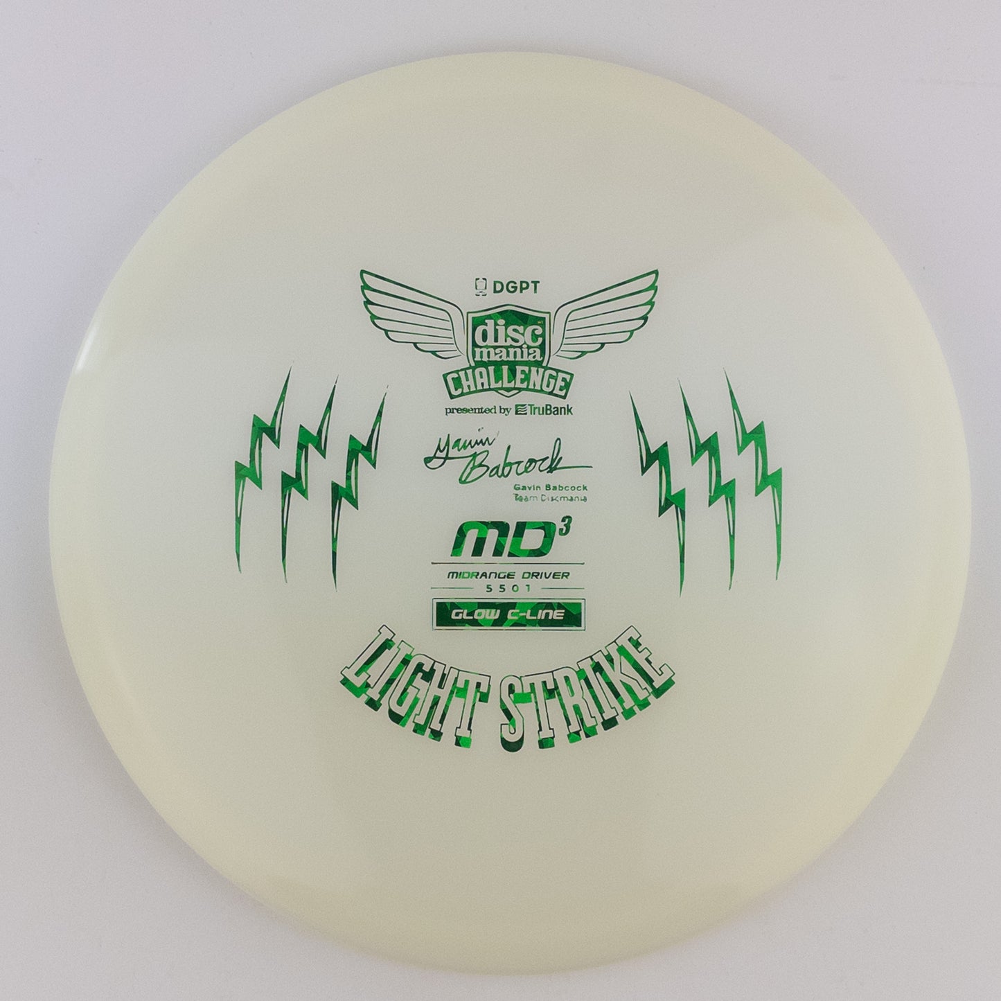 Discmania Glow C-Line MD3 Light Strike - Gavin Babcock Signature Series