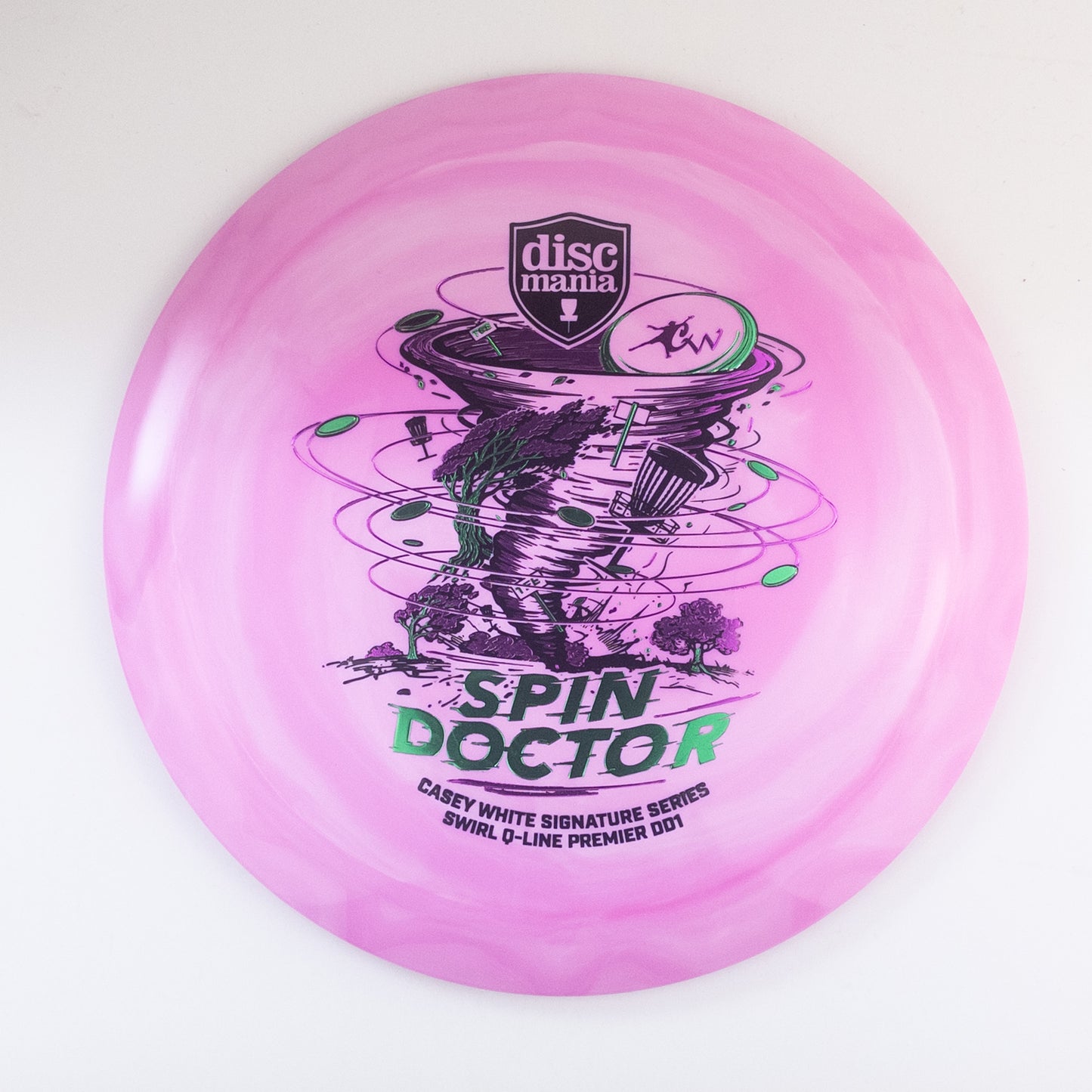 Discmania Swirl Premier Q-Line DD1 Spin Doctor - Casey White 2026 Signature Series