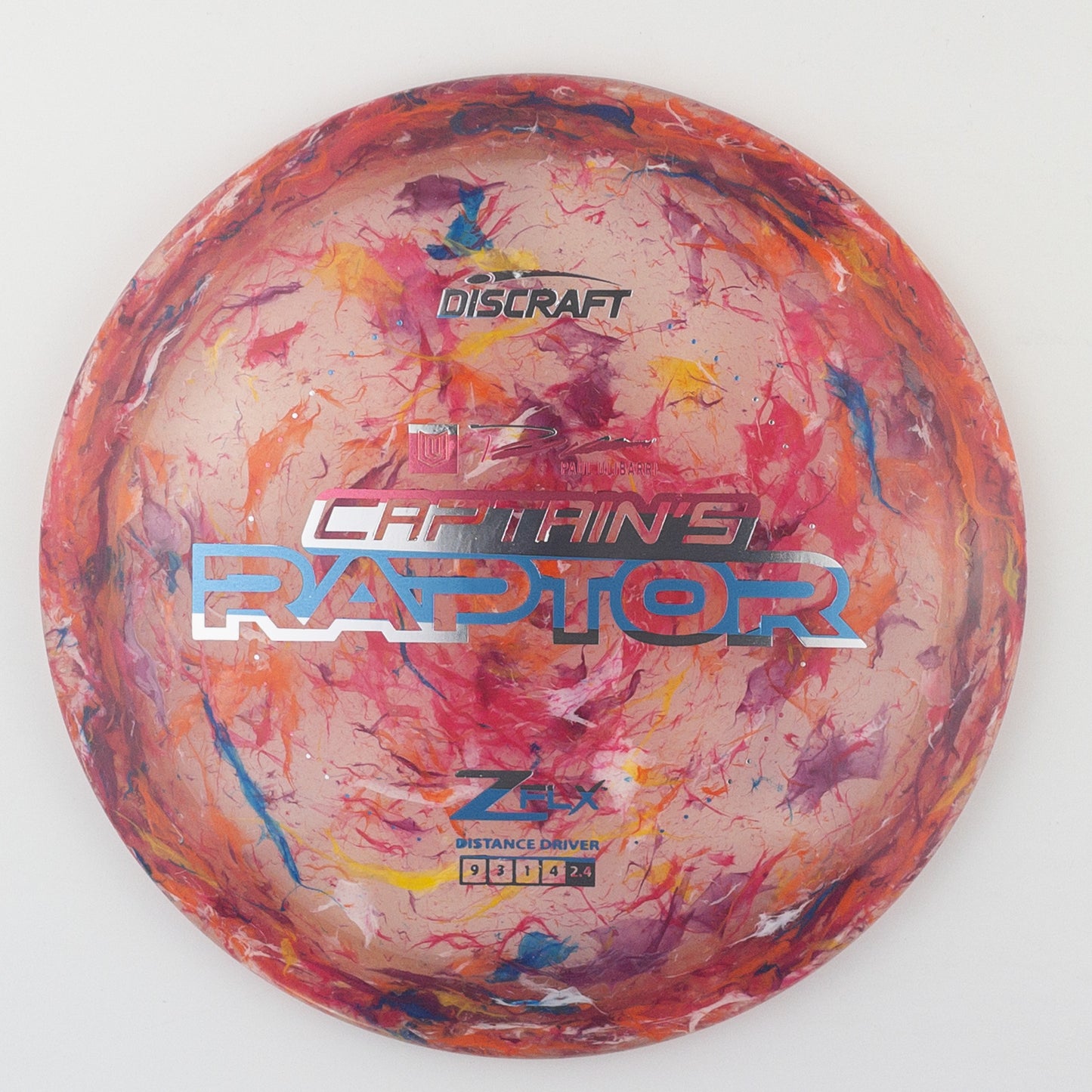 Discraft Jawbreaker Z-Flx Captain's Raptor - Paul Ulibarri Signature