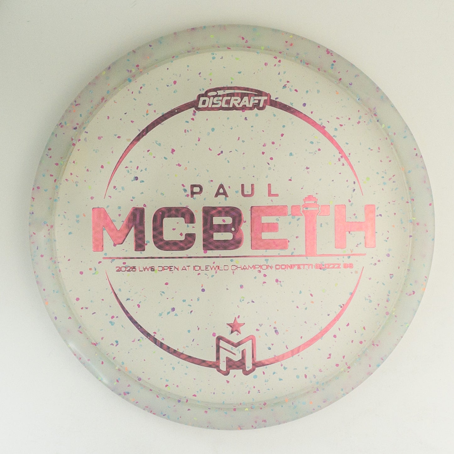 Discraft Z-Line Confetti Buzzz SS - Paul McBeth 2025 Idlewild Champion