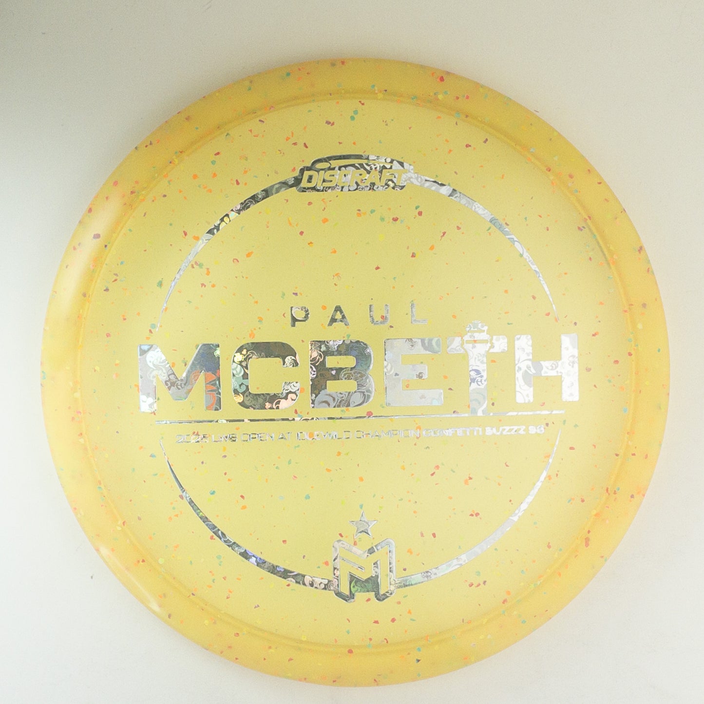 Discraft Z-Line Confetti Buzzz SS - Paul McBeth 2025 Idlewild Champion