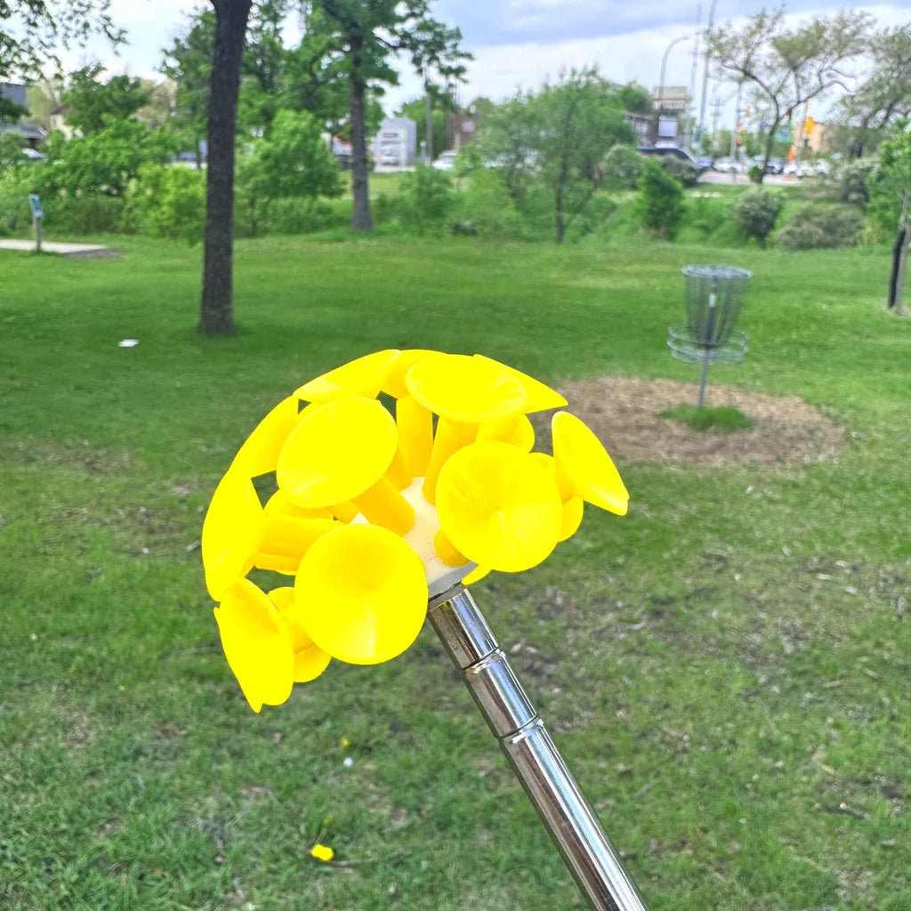 Disc Golf Disc Retriever Set with Suction Cup Attachment