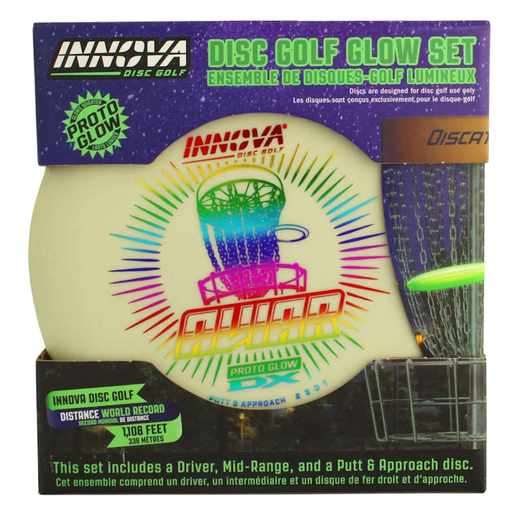 Innova DX Glow 3 Pack Disc Golf Set