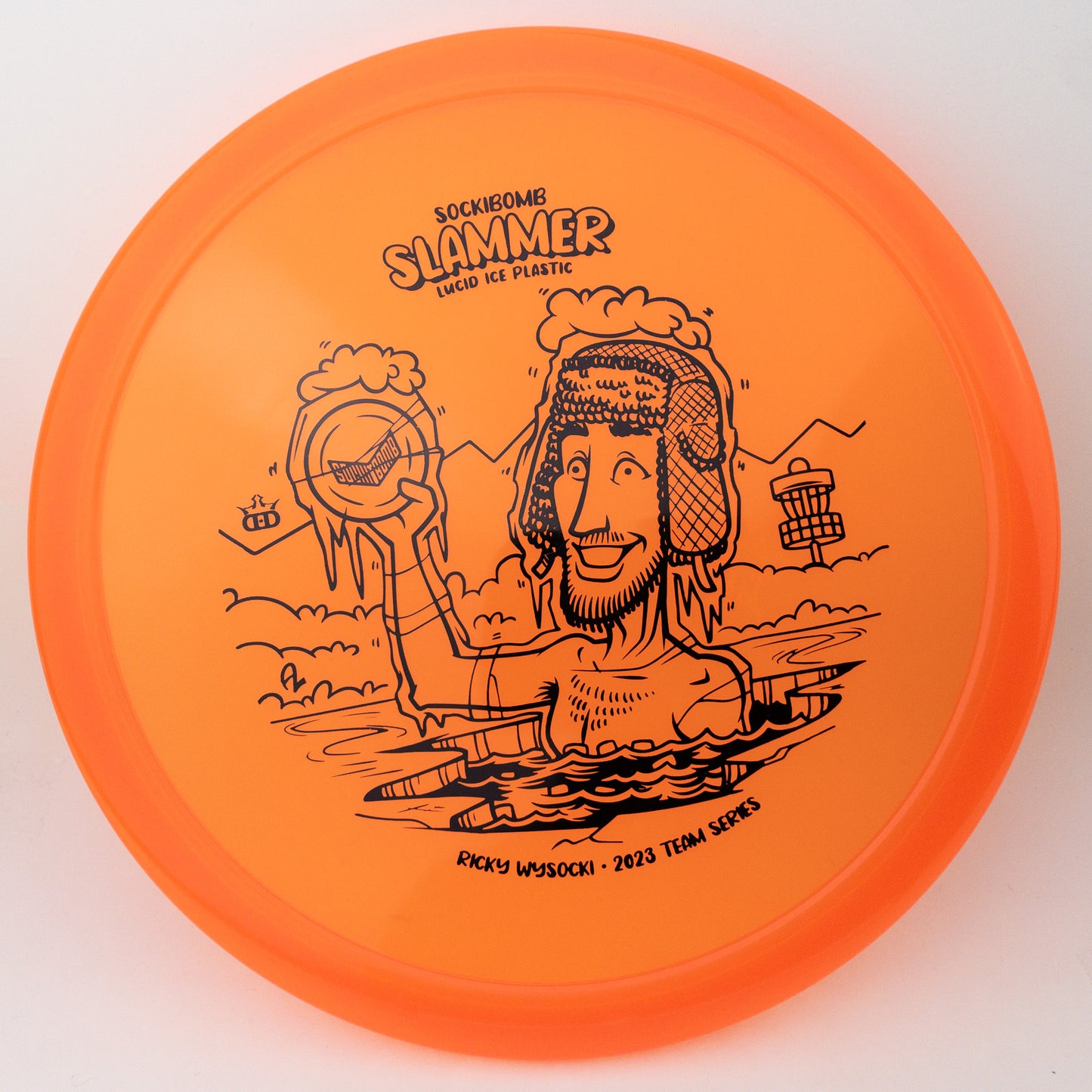 Dynamic Discs Lucid Ice "Bath" Sockibomb Slammer - Ricky Wysocki Team Series