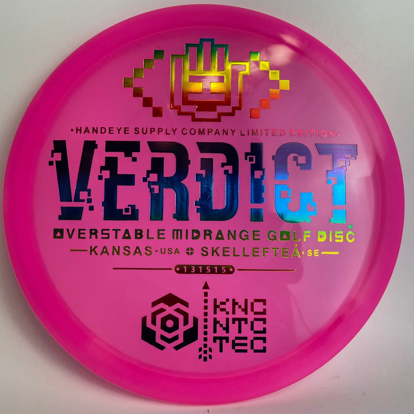 Dynamic Discs Lucid Verdict XLV1 Handeye Stamp